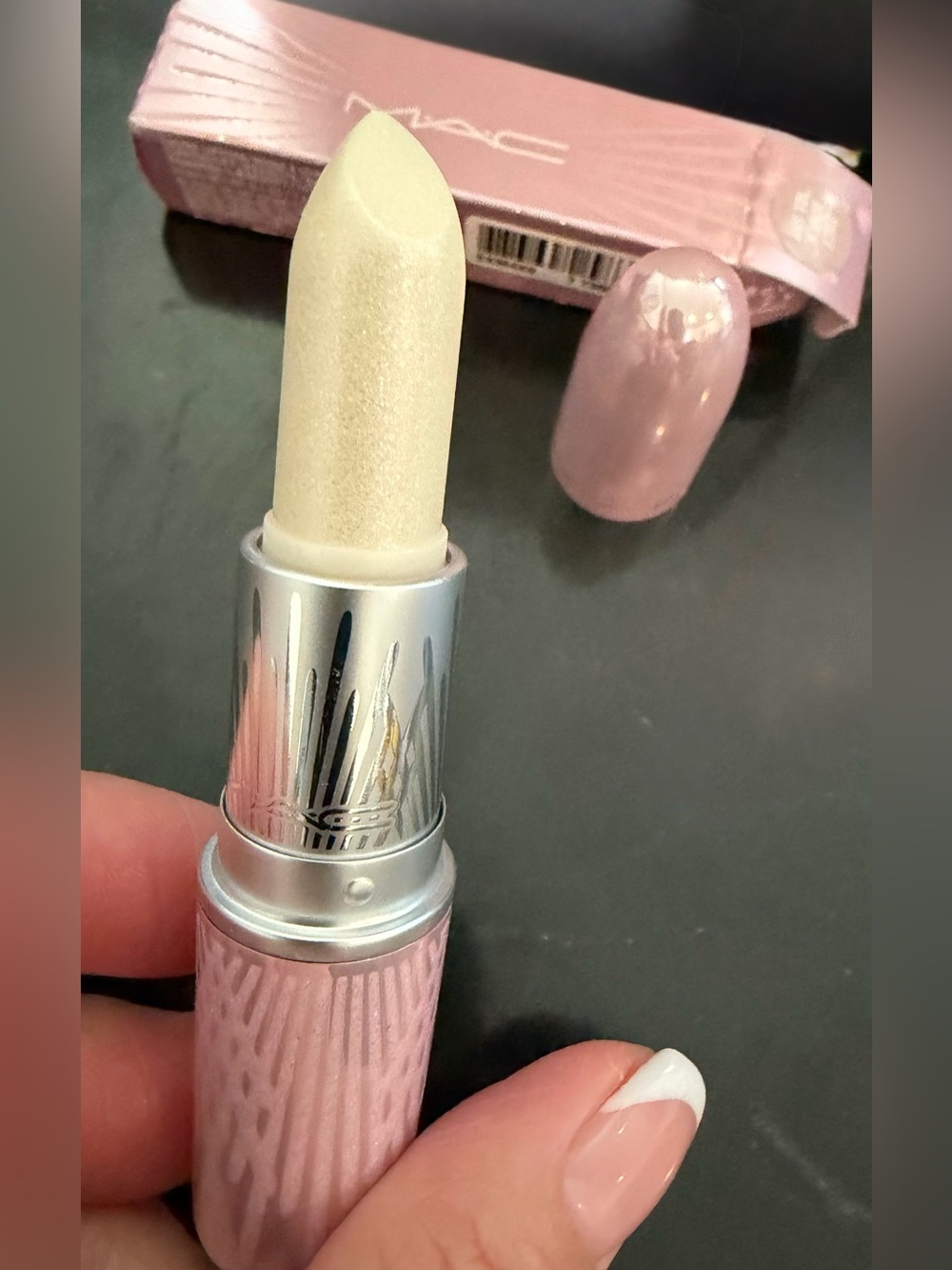 💯Auth BNIB MAC Once Bitten Ice Shy Lipstick | Ultra Rare | Limited Edition | HTF